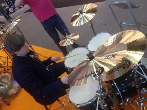 Mark from Trojan Music trying the XTEditions